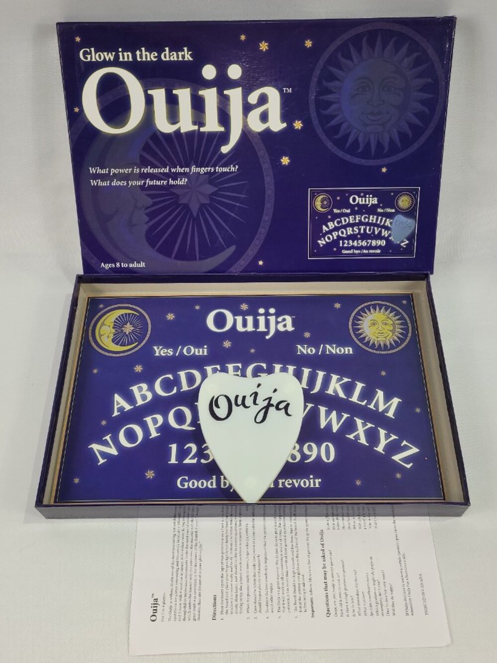 Ouija Board Glow In The Dark Board Game by Papa's Toy Co.